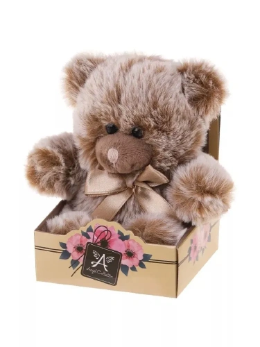 Игрушка мягконабивная мишка-пушистик 14см 682253